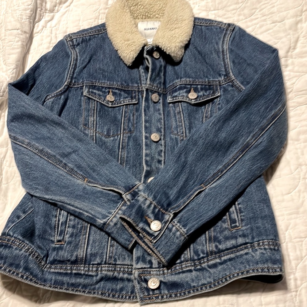 Fleece lined Jean coat